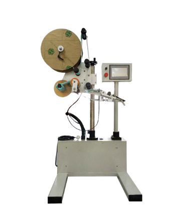 Industrial labeling and label dispensing equipment for packaging operations