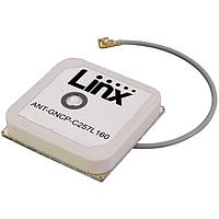 Linx Technologies - TE Connectivity ANT-GNCP-C257L160 PCB Antennas Antenna GNSS L1 25x25 LNA 1.13 UFL