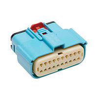 Molex 300361-0011 Female Connector Assembly MX150 Mid-Voltage ASSY 2 Row w/ Conn Pos Assurance Blue A/20