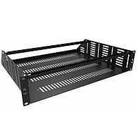 Hammond Manufacturing RACSV190515BK1 Shelves Clamping Vent Shelf 15" Depth 3U