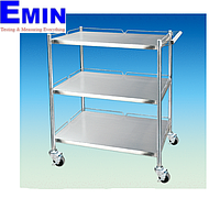 SciLab SL.Car7023 Stainless-steel Heavy-duty Cart (3 shelves, 1 handel, 90×45×h95cm)