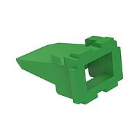 Amphenol SINE Systems AW4P-B Wedge 4 Position Receptacle Wedgelock, Keyed B, Black