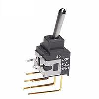 NKK Switches A22AV Process Sealed Subminiature Toggles DPDT .394 VERTICAL