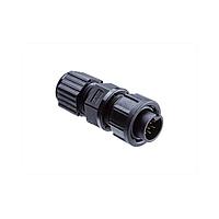 Amphenol LTW BD-05BFMA-SL6001 Standard Circular Connector Ceres, Standard Size, Plastic, 5A, 05 pins, Female Connector, Male Contact, Straight, Screw Thread, Solder, Field Installable, F3.5 - F6.5mm, IP66