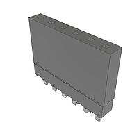 Samtec ESW-106-12-T-S Stackthrough .100" Elevated Socket Strip