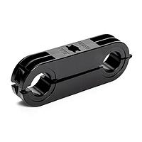 HellermannTyton 151-01231 Connector Clamp Heavy Duty Hinge Clamp, 0.59" Max Diameter, PA46, Black, 250/pkg