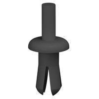 Essentra Components PPR-93-7B Rivets Push Rvt,Blk,.197 inHl,.059-.197 inHld