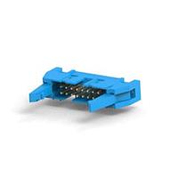 AMP Connectors - TE Connectivity 2-5499141-3 Shrouded UNIV HDR 16P RA BLUE LARGE LATCH