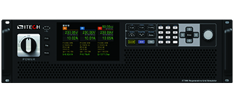 Industrial regenerative grid simulator used for power conversion and grid-interaction testing