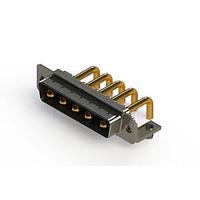 EDAC 629-5W5-250-2NB Mixed Contact D-Sub Connectors Right-angle Power Combo D-Sub Connector