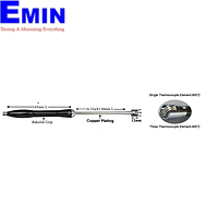 EZDO SF002A (0.4 class) Thermocouple and RTD Temperature Probe (0.4 class) (Kiểu K, 0.4 class)