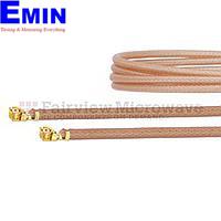 Fairview FMCA1055 UMCX 2.5 Plug to UMCX 2.5 Plug Cable RG178-DS Coax and RoHS Compliant