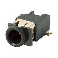 Same Sky (formerly CUI Devices) PJ-074-SMT-TR Jacks 0.8 x 3.35 mm, 2.0 A, Horizontal, Surface Mount (SMT), Shielded, 3 Conductor, Dc Power Jack Connector