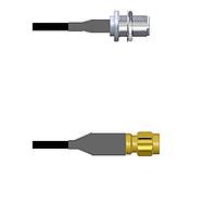 Amphenol Custom Cable Q-26067000M096i RF Cable Assemblies N-SJB/SMA-SP LMR24 96I