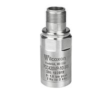 Amphenol Wilcoxon PCC420VR-10-R6 Vibration Sensors Top exit, 105 C, 4-20mA sensor proportional to velocity, RMS, 1 IPS full-scale, 1/4-28 tapped hole, 2-pin MIL-C-5015 connector