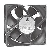Delta Electronics, Inc. AFB1212H-F00 Tubeaxial DC Tubeaxial Fan, 120x25.4mm, 12VDC, Ball Bearing, 3-Lead Wires, Tachometer