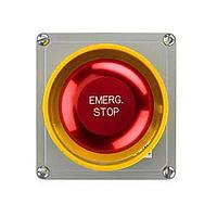 Eaton 10250T7007P Jumbo Mushroom Head Assy PL Encl w/RdEmg JMB MSHD PB1NO/1NC