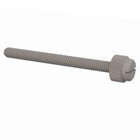Essentra Components 090832187TEG Knurled Screw Slotted Thumb Screw, #8-32 Thread, 1 7/8 Lg