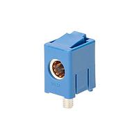 Molex 220717-3001 Headers HyperQube 6.00mm, Screw Mount, Right-Angle PCB Receptacle, Blue, Tray