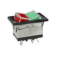 NKK Switches LW3123/C-UL-N4DF-A Rocker Switches POWER ROCKER ILLUMINATED/SNAP-IN
