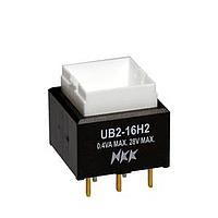 NKK Switches UB216SKG036F Pushbutton Switches LOW PROFILE PSHBTTN ILLMNTD/PC AND SLDR