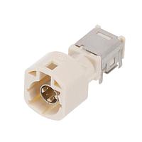 Raydiall Automotive R195.160.B00 PCB Connectors Right-angle stamped& formed LVDS HSD PCB header coding B