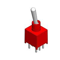 Dailywell 2AD1T1A02M2QES Toggle Switches DPDT ON-ON PC MOUNT