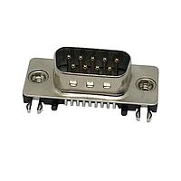 NorComp 190-009-163R001 Plug Male D-Sub 9 Position Right Angle Surface Mount