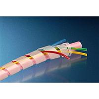 Alpha Wire SW6 CL005 Spiral Wraps 1.0 inch Expanded I.D. Spiral Wrap Polyethylene, 100 ft Spool - Clear