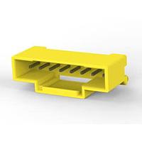 AMP Connectors - TE Connectivity 8-1971800-4 Shrouded GI CONN 2.5 HDR 8P YELLOW