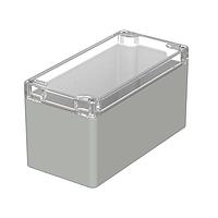 BOPLA 02231100 Enclosures ENCLOSURE, EUROMAS PC, 160 X 80 X 85MM, CLEAR LI, POLYCARBONATE, RAL 7035 BASE, M 231 G [330816090]