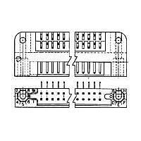 AMP Connectors - TE Connectivity 531720-8 Headers & Wire Housings 2 ROW BOX PIN 80 POS R/A