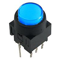 Well Buying PS004-L12NRR1XTUBXX Pushbutton Switches PUSH SW 0.1mA 5VDC SPDT ULT BLUE LED