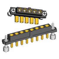 Harwin M80-4000000F3-08-321-00-000 Power to the Board 8 Pos. Female SIL Vertical Throughboard Conn. Guide Pin