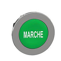 SCHNEIDER ZB4FA342 Button FLUSH GR CAPS PB HEAD WH MARKED MARCHE