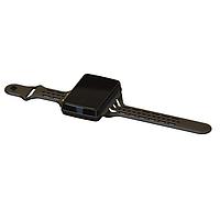 Serpac BW62DBKCSBK Wrist Enclosure BW-62 Series Wrist Enclosure with Black Band. Three-Piece Design, Polycarbonate Plastic, Integrated Waterproof Seal, IP 65, 66, 67; NEMA 4X, 12, 13 Ratings