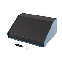 Hammond Manufacturing 1456KG4BKBU Sloped Sloped Metal Console