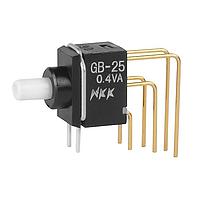 NKK Switches GB25AV Pushbutton Switches DPDT ON-(ON) BLACK