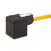 Murrelektronik 7000-18021-0160500 Sensor Cables / Actuator Cables MSUD VALVE PLUG FORM A 18MM, PVC 3X0.75 YELLOW, 5m