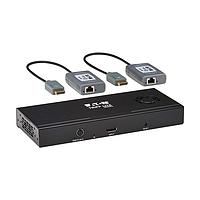 Eaton B156E-002-8K-K Interface Modules Eaton Tripp Lite series DisplayPort to DisplayPort Splitter/Extender Kit over Cat6, 2-Port MST Hub, 8K/4K 60 Hz