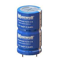 Maxwell Technologies BCAP0360 P270 S18 Cylindrical 2.7V, 360F, snap-in
