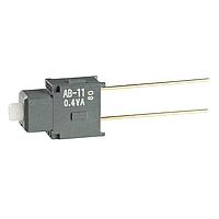 NKK Switches AB11CW Sealed SPST OFF-(ON) EXTENDED PC .4VA