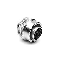 Amphenol SINE Systems RT06122SNH03 Connectors 4 (2+2) Position Plug, Female, Shell Size 12 with Silicone Seal