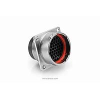 Amphenol SINE Systems RT002448PNH03 Connectors Receptacle, Square Flange, 48 Position, Male, Shell Size 24, with Silicone Seal