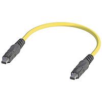 HARTING 33280202002002 Ethernet Cables / Networking Cables T1 SPE IP20 1x2xAWG22/7 PUR 0,2m