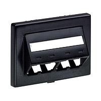 Panduit CFFPEBSL4BL Furniture Faceplate Extender Furn FPlate 4 Port Herman Mill