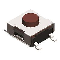 Diptronics DTSMW-65N-V-B Tactile Switches 6x6 180gf BROWN SMT