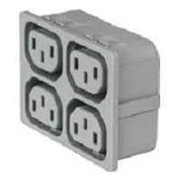 Schurter 3-103-840 Outlets 4751 Connector Distribution 10A F