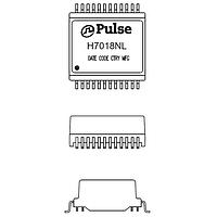 Pulse Electronics H7018NLT Audio & Signal Transformers 10GBaseT 1.5kVRMS SMD