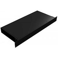 Hammond Manufacturing RM1U1908SBK Rack Mount Chassis - Solid 1.75 (1U) 16.6x8"